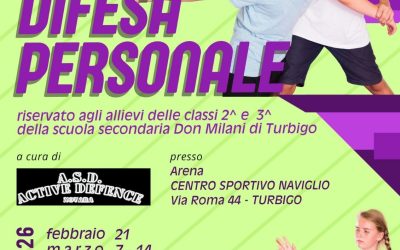 Corso di Difesa Personale per i ragazzi delle medie